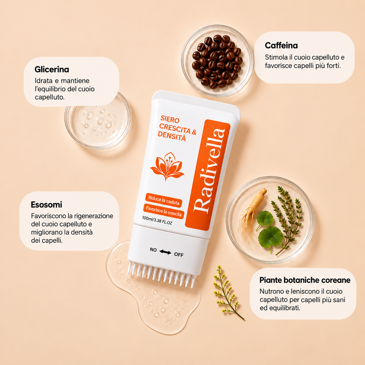 Siero per Capelli Radivella