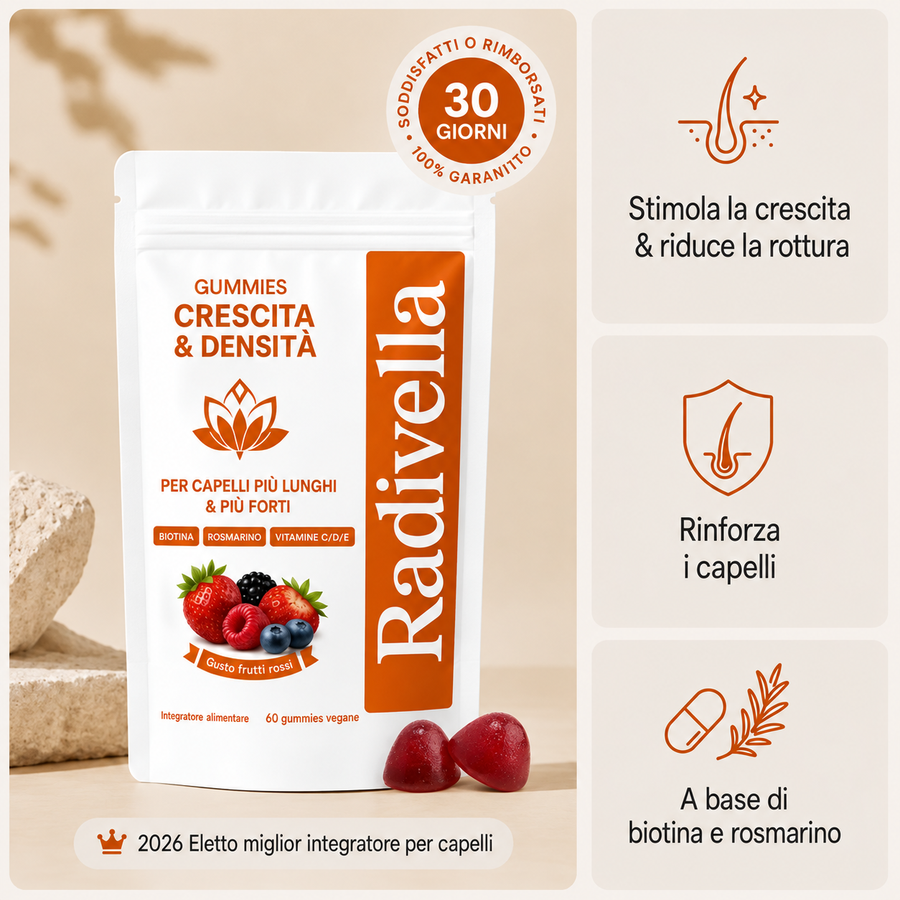 Gummies Crescita & Densità - 1 mese